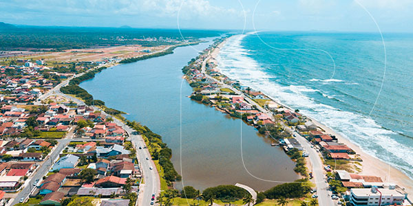 Principais praias em Barra&nbsp;Velha
